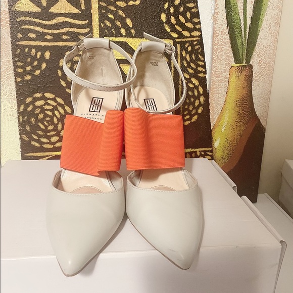 Grey and Orange heel - Picture 4 of 8